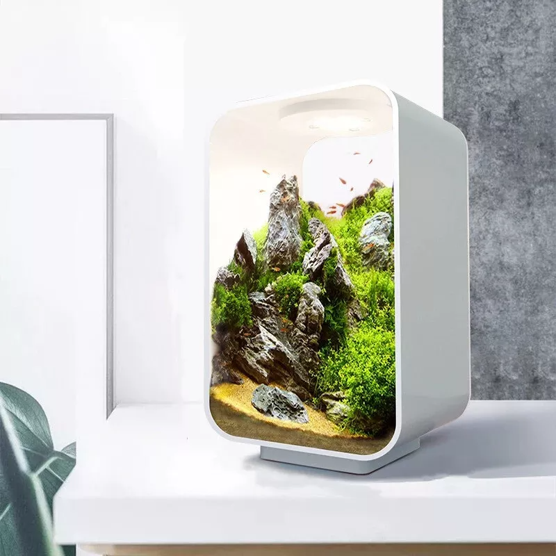 Mini Acrylic Betta Fish Tank Desktop Smart Ecological Tank Aquarium Co