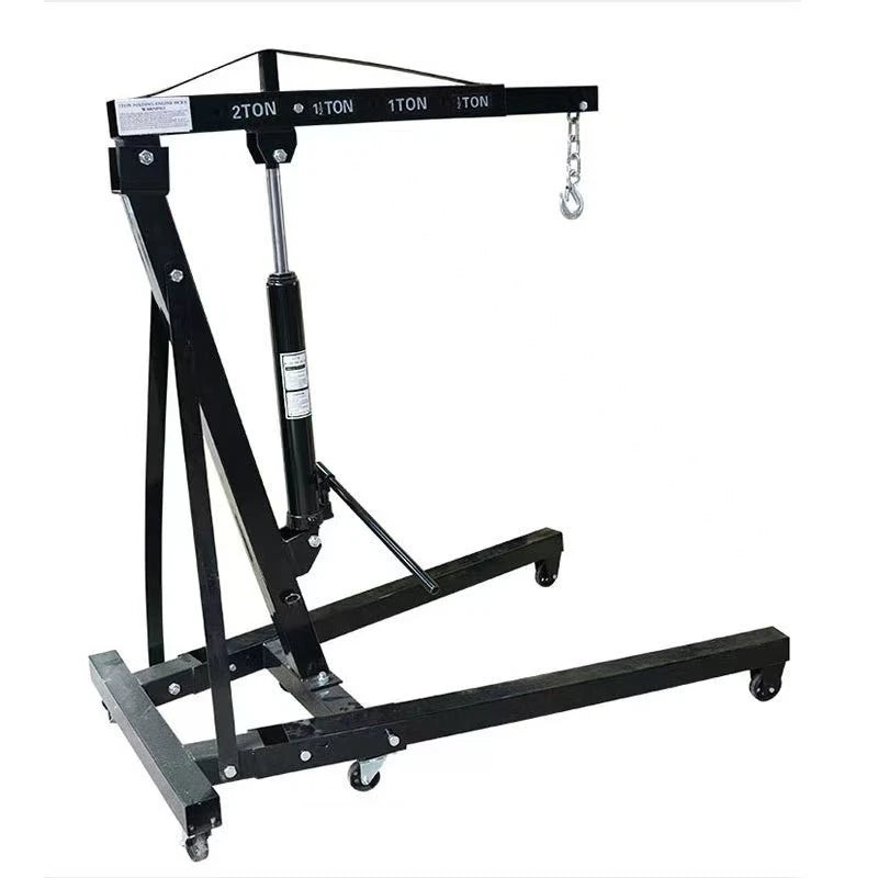 2 Tonne Hydraulic Engine Crane Folding Hoist Portable Garage Workshop Car Engine Lifter