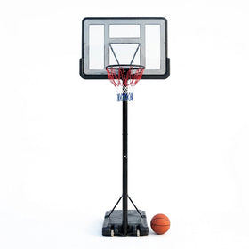 3.05M Height Adjustable Portable Basketball Hoop Stand System Durable Net Ring