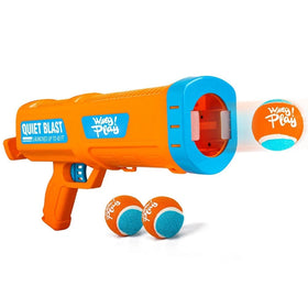 Dog Ball Launcher Blaster Shooter Gun Thrower Puppy Pet Toy Play Tennis Fetch AU